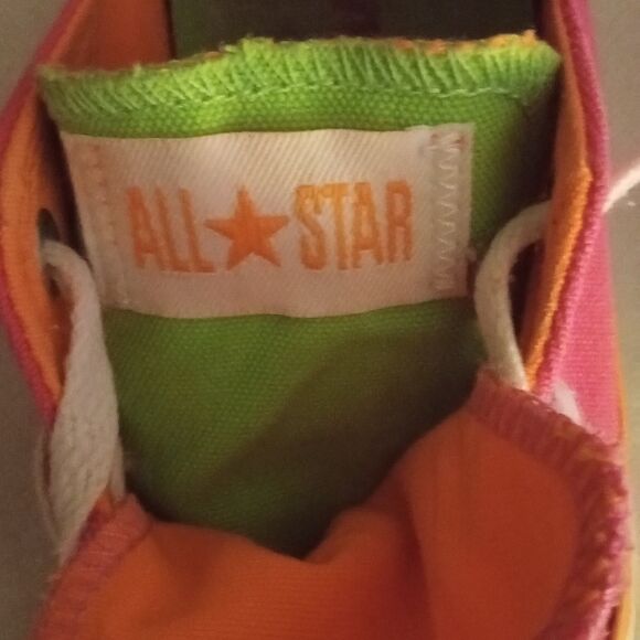 NEON CONVERSE LOW TOP ALL STARS - Picture 3 of 7
